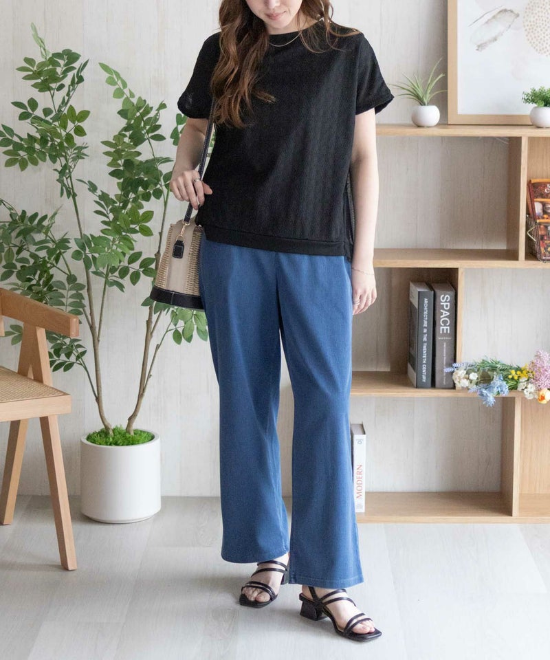 nAvy SARARI ひんやりフローズンセミワイドパンツ レディース商品画像-16