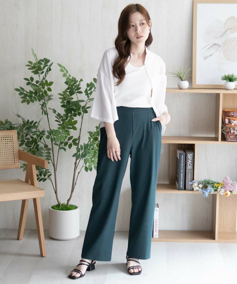 nAvy SARARI  ひんやりフローズンセミワイドパンツ レディース商品画像-39