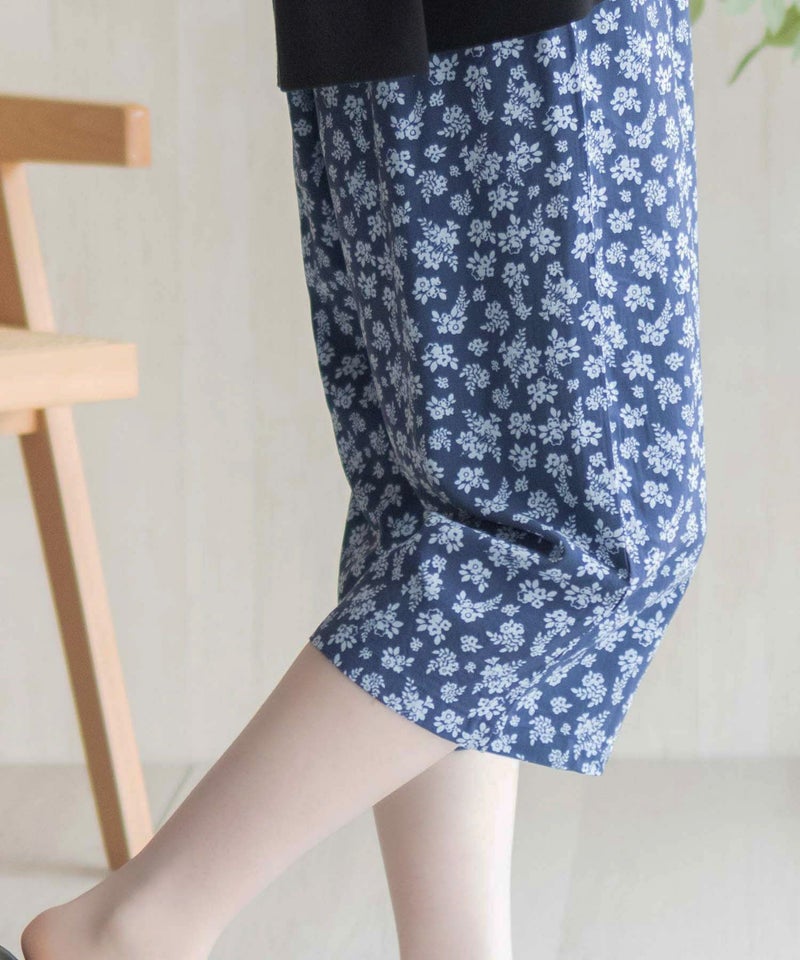 nAvy SARARI レーヨンステテコ フラワー柄 レディース商品画像-21