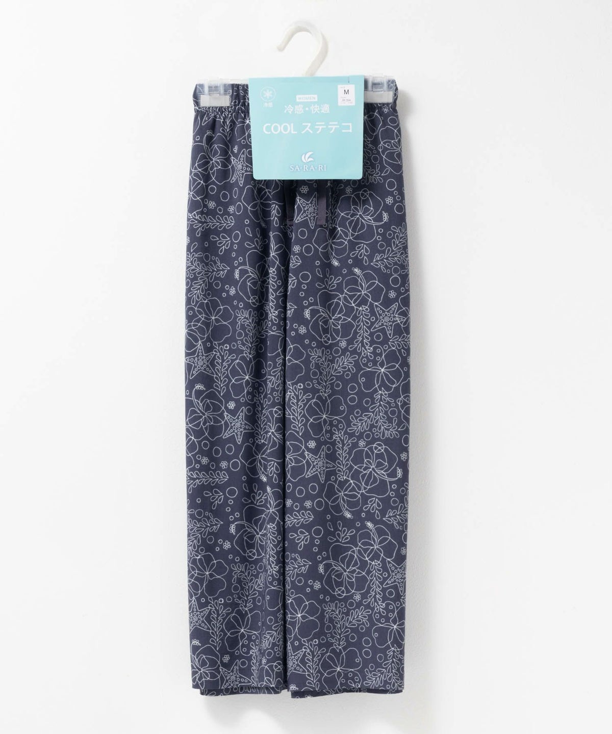 nAvy SARARI レーヨンステテコ フラワー柄 レディース