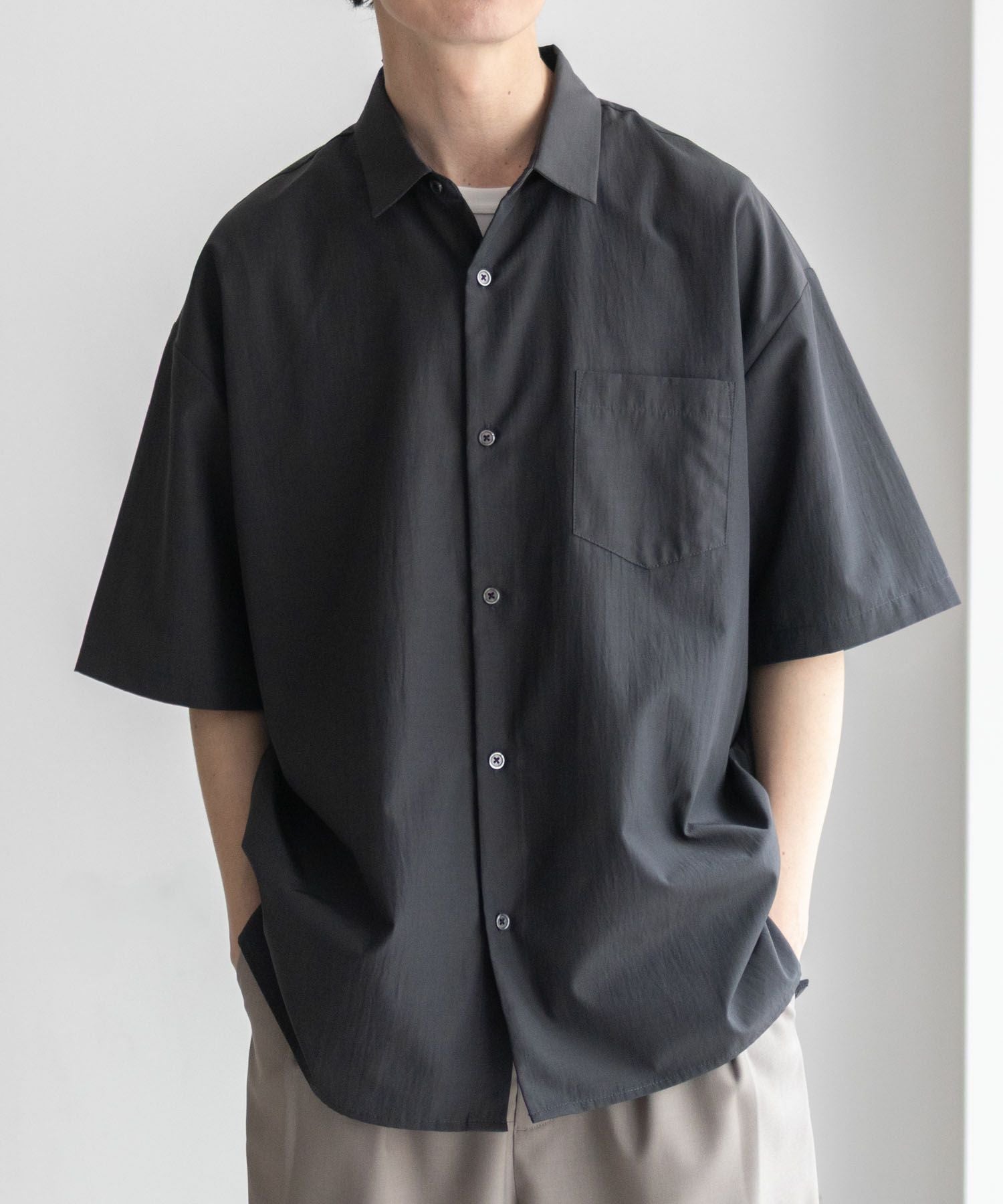 URBAN COLLECTION カラー半袖シャツ メンズ