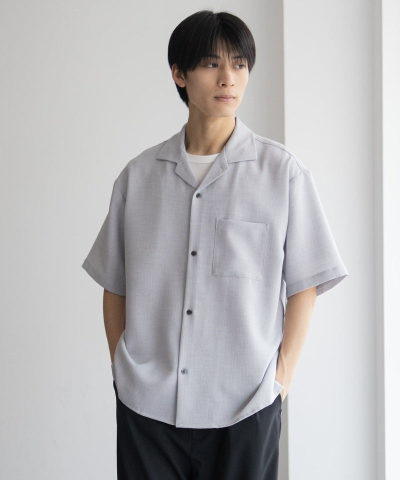 URBAN COLLECTION リネンライクルーズシャツ メンズ商品画像-4