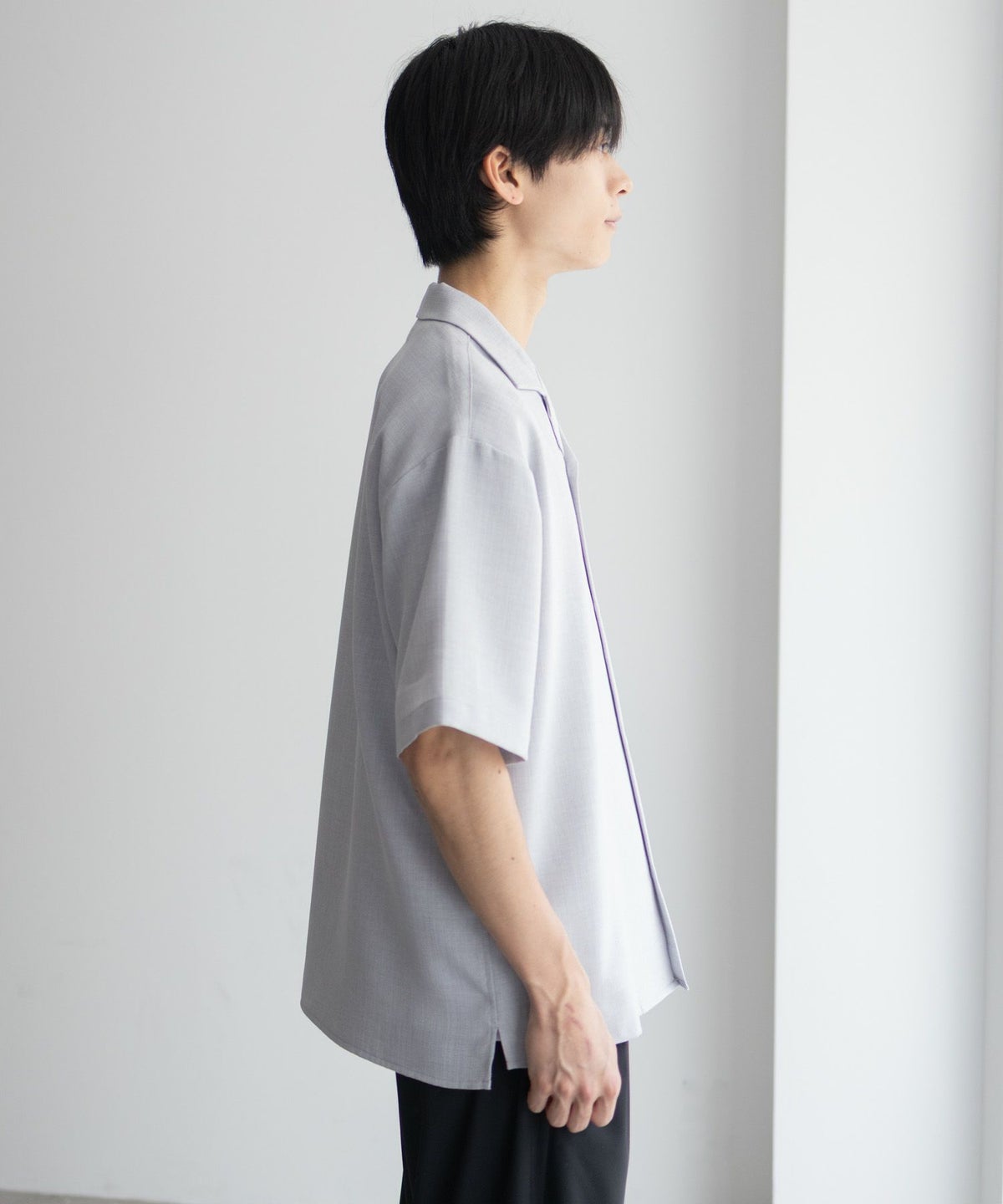 URBAN COLLECTION リネンライクルーズシャツ メンズ