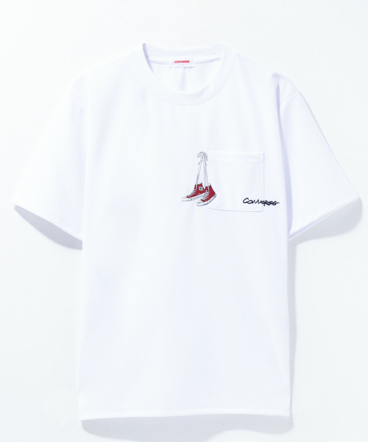 CONVERSE ポンチ素材 ドライTシャツ メンズ ネコポス 対応商品