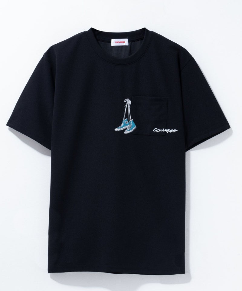 CONVERSE ポンチ素材 ドライTシャツ メンズ メール便 対応商品商品画像-11
