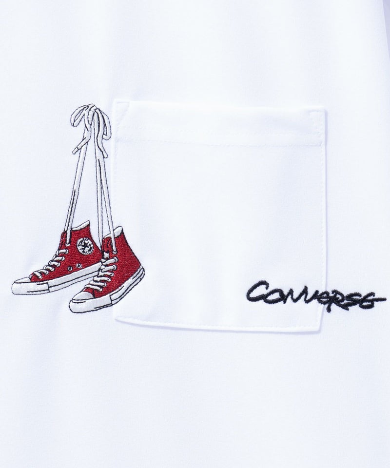 CONVERSE ポンチ素材 ドライTシャツ メンズ メール便 対応商品商品画像-14