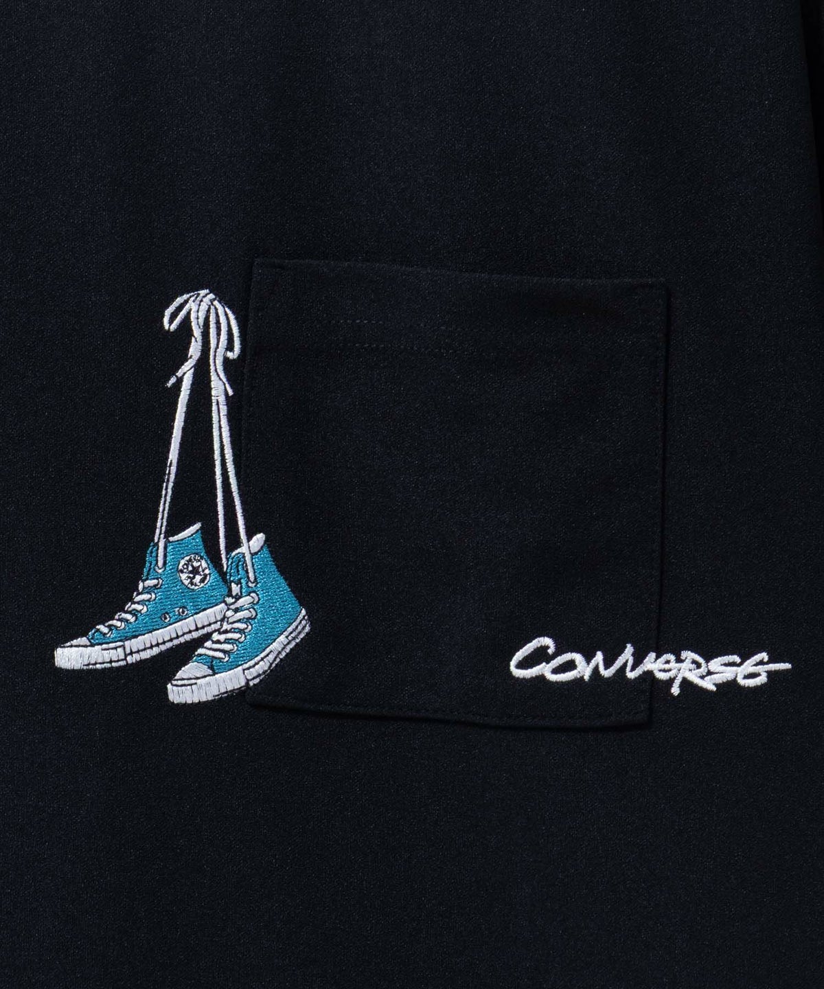 CONVERSE ポンチ素材 ドライTシャツ メンズ ネコポス 対応商品