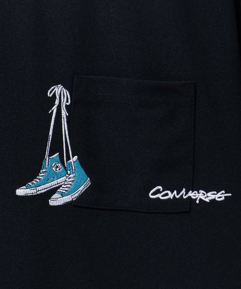 CONVERSE  ポンチ素材 ドライTシャツ メンズ メール便 対応商品商品画像-16