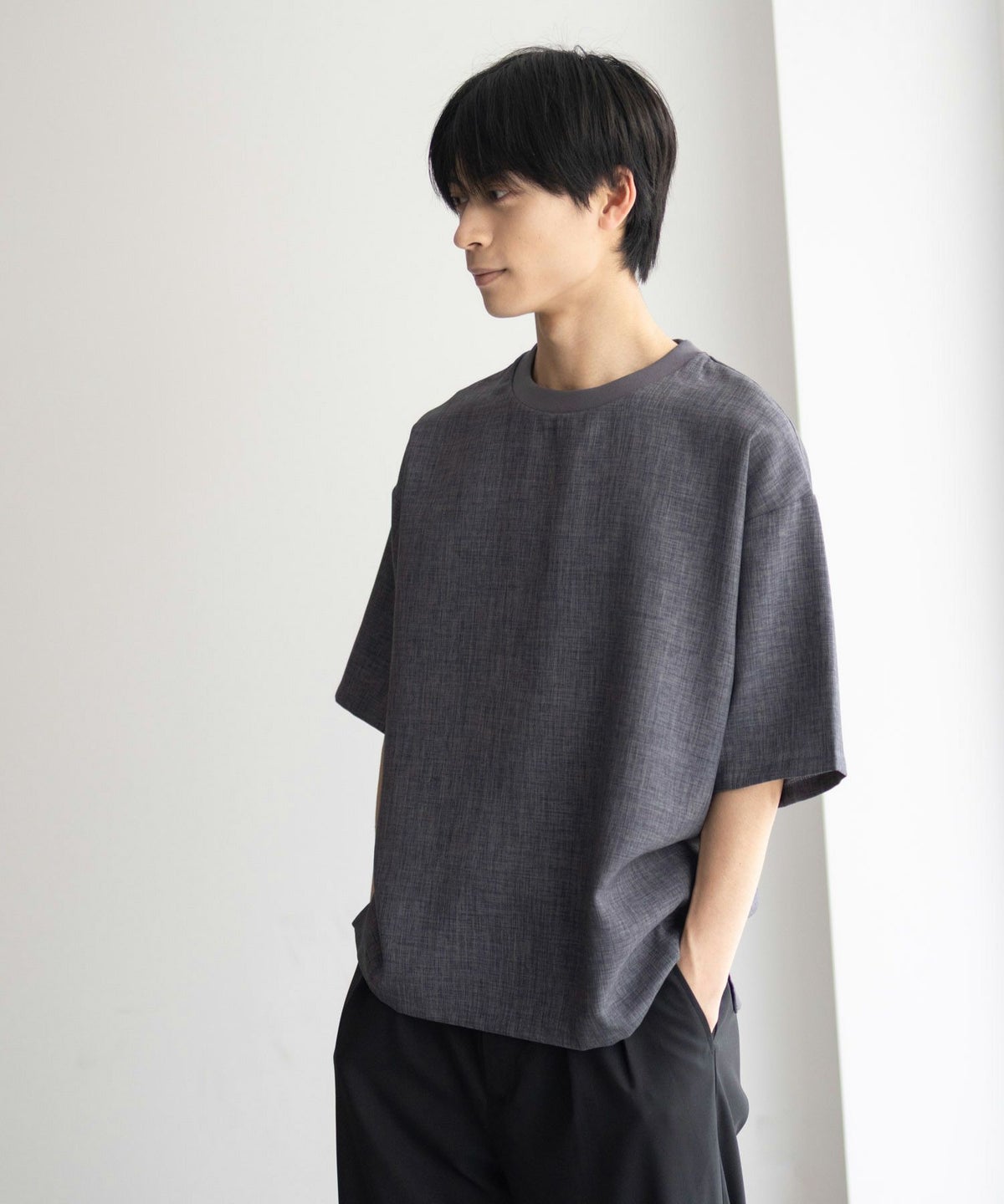 URBAN COLLECTION リネンライクTシャツ メンズ ネコポス 対応商品