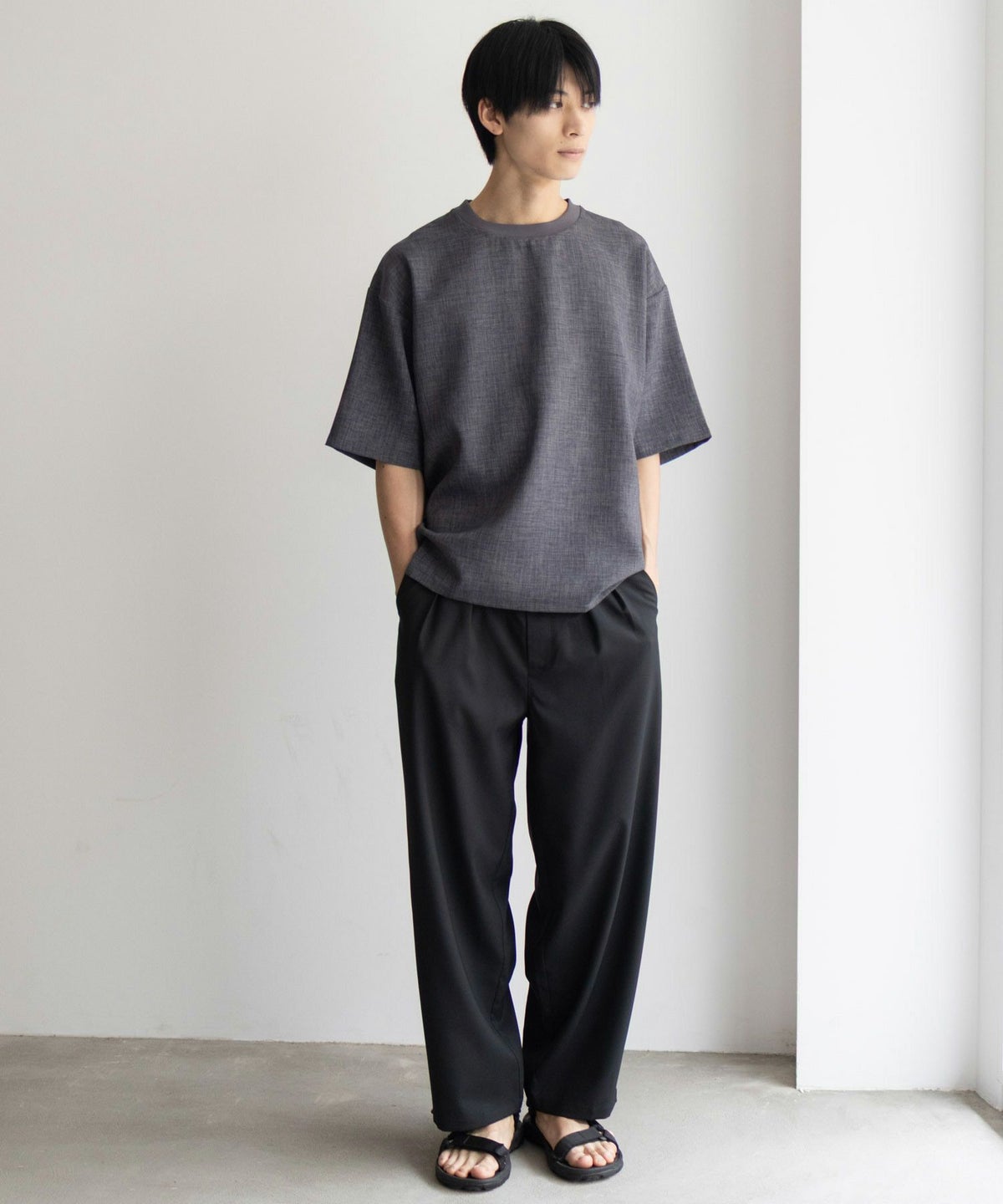 URBAN COLLECTION リネンライクTシャツ メンズ ネコポス 対応商品