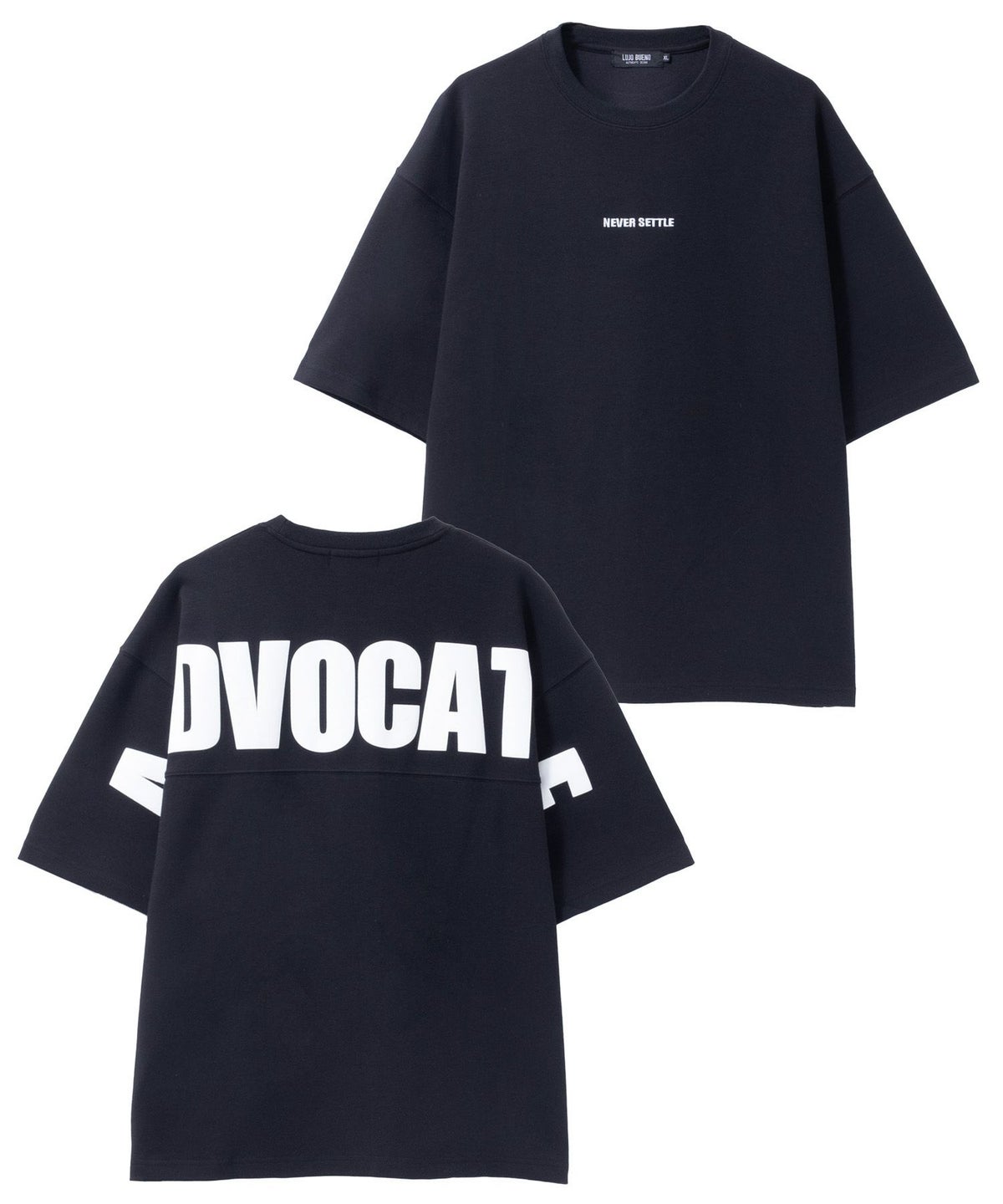 ポンチ素材 バックプリントTシャツ メンズ ネコポス 対応商品