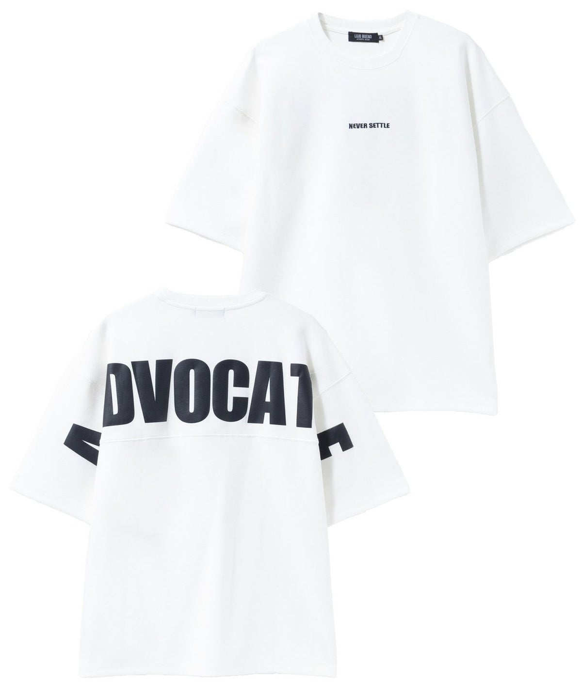 ポンチ素材 バックプリントTシャツ メンズ ネコポス 対応商品