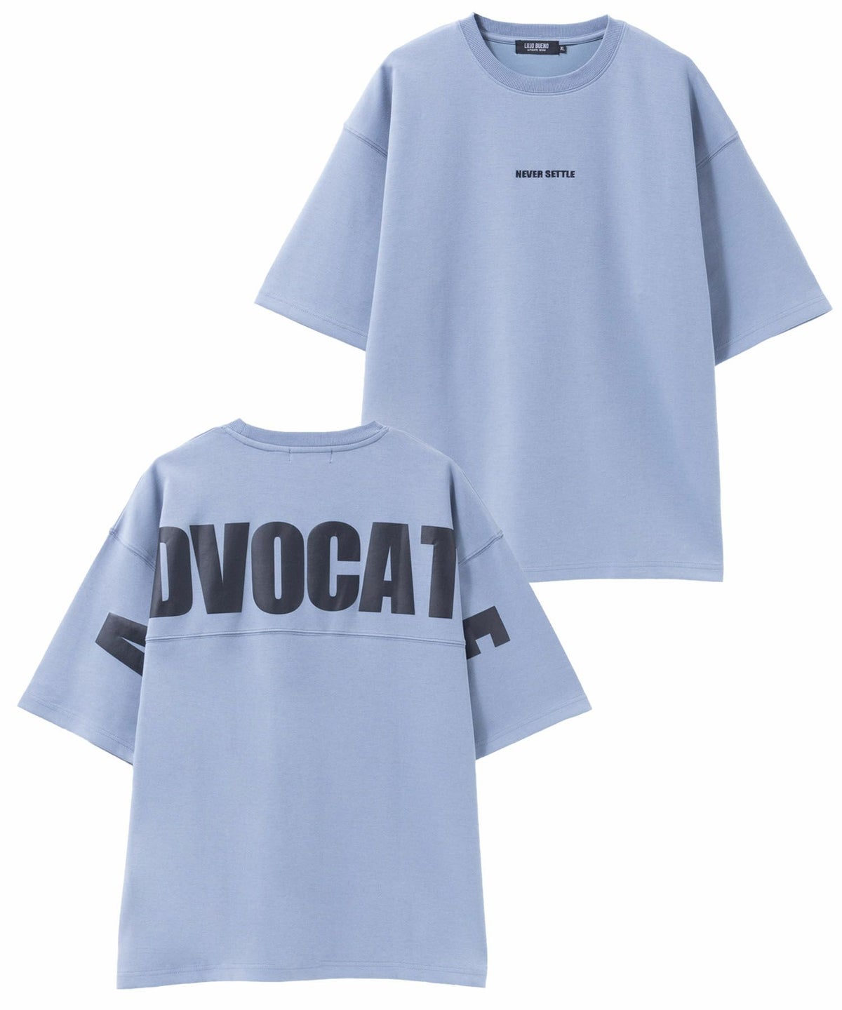 ポンチ素材 バックプリントTシャツ メンズ ネコポス 対応商品