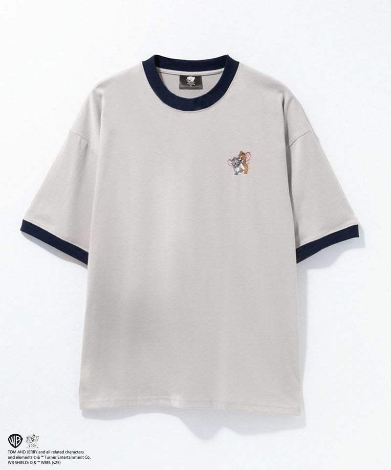Tom and Jerry レトロリンガーネックTシャツ メンズ メール便 対応商品商品画像-4