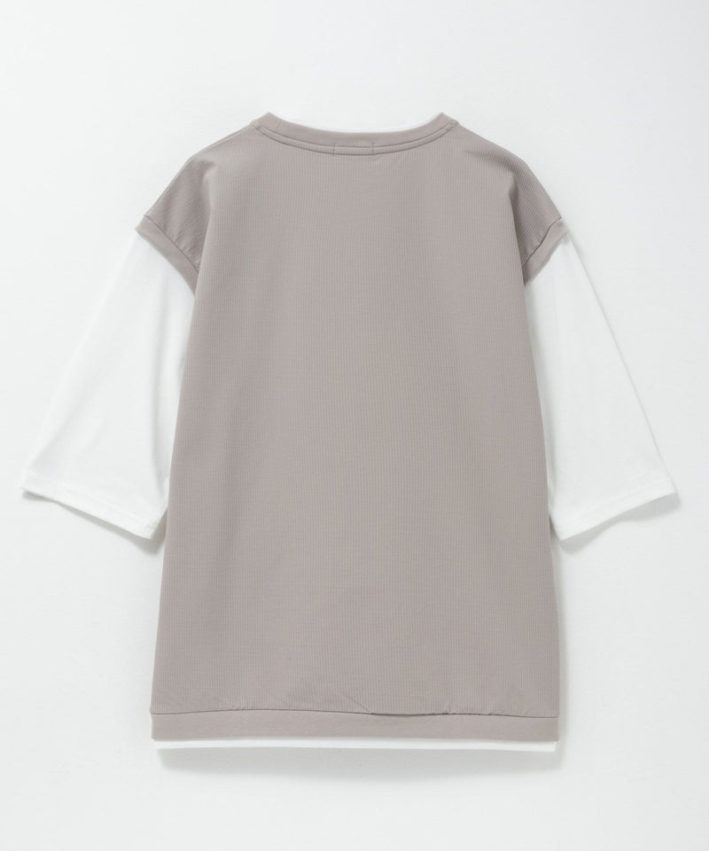 URBAN COLLECTION  カットサッカーベストレイヤードTシャツ メンズ商品画像-22