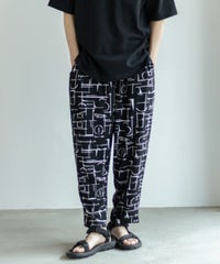 NAVY SARARI レーヨンアンクルパンツ メンズ