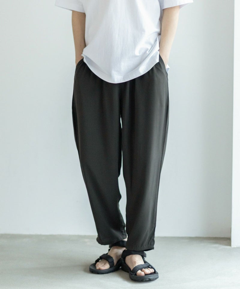 NAVY SARARI  レーヨンアンクルパンツ メンズ商品画像-2