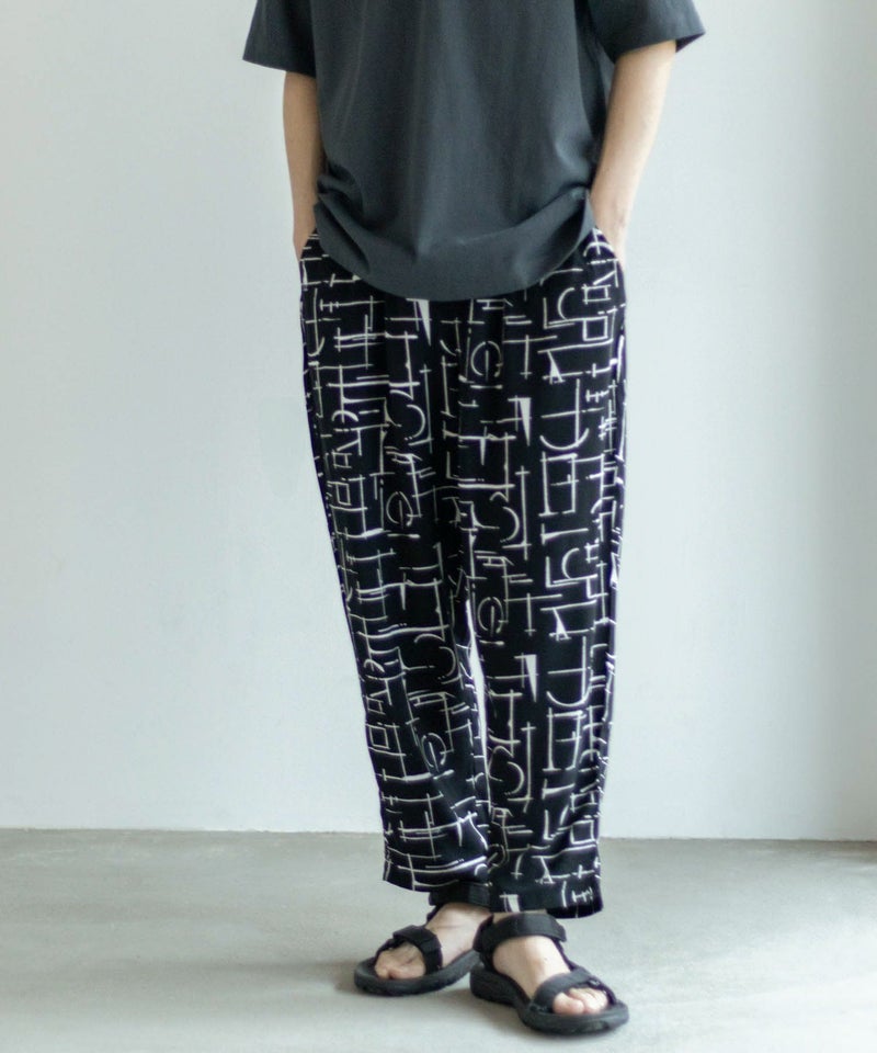 NAVY SARARI  レーヨンアンクルパンツ メンズ商品画像-5