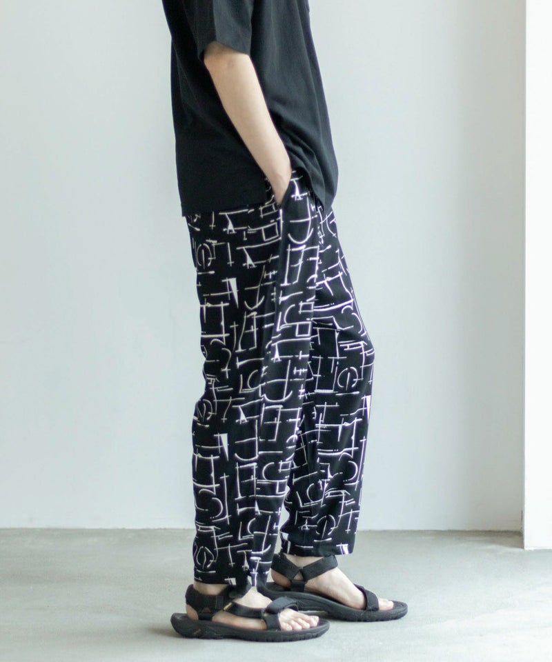 NAVY SARARI レーヨンアンクルパンツ メンズ商品画像-8