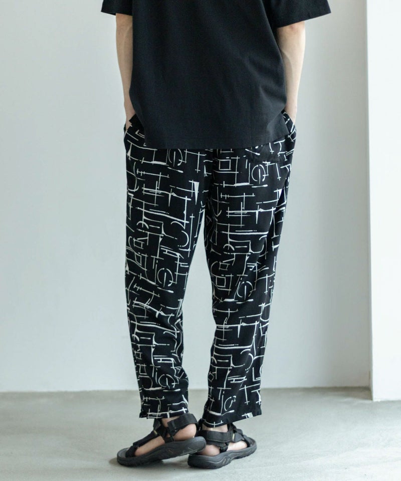 NAVY SARARI レーヨンアンクルパンツ メンズ商品画像-9