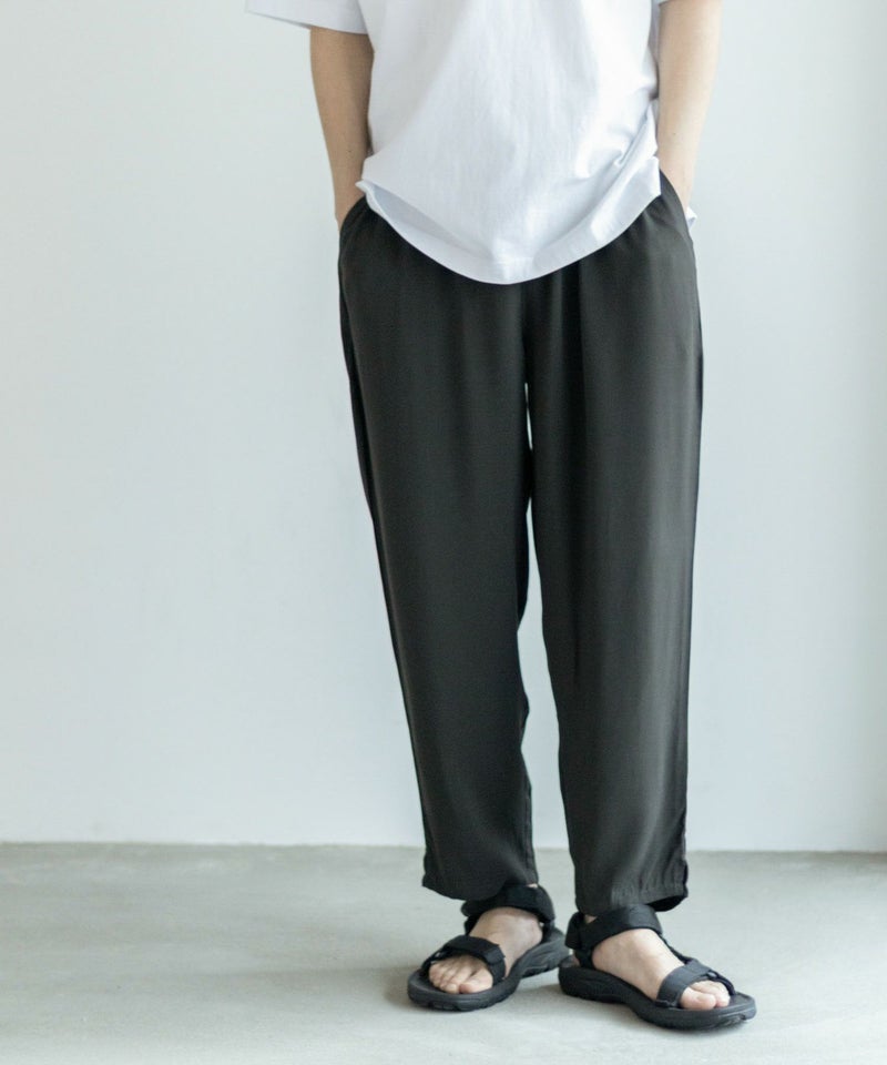 NAVY SARARI  レーヨンアンクルパンツ メンズ商品画像-11