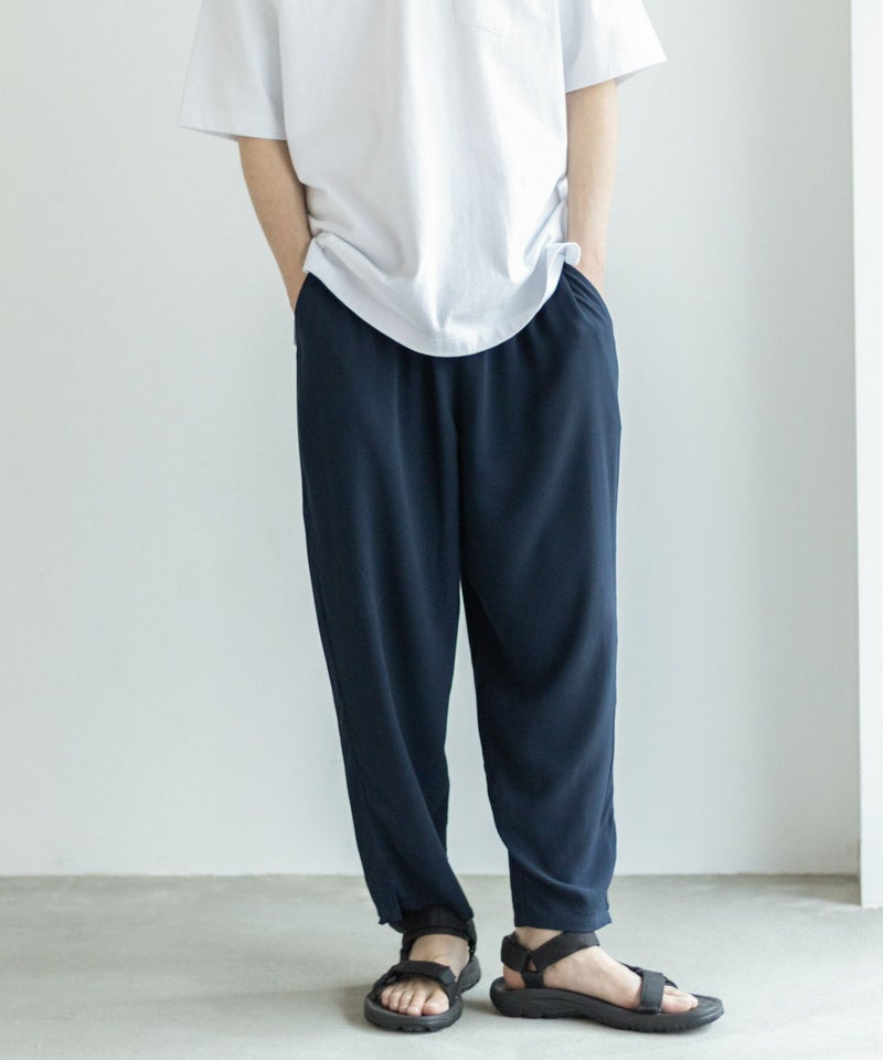 NAVY SARARI レーヨンアンクルパンツ メンズ商品画像-19