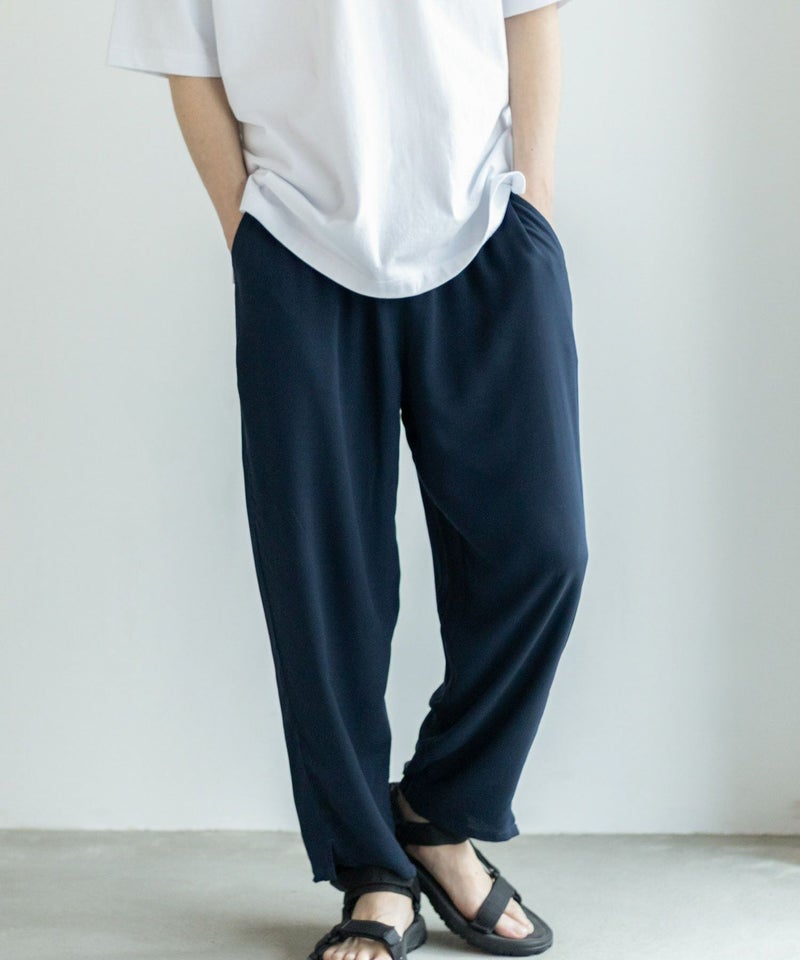 NAVY SARARI  レーヨンアンクルパンツ メンズ商品画像-21