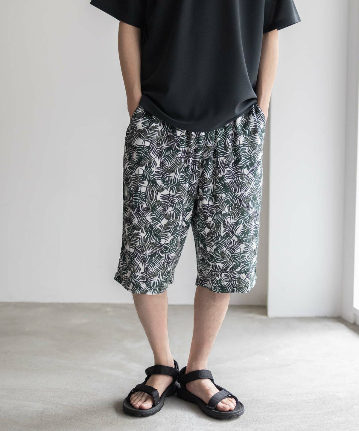 NAVY SARARI レーヨンステテコ 総柄 メンズ