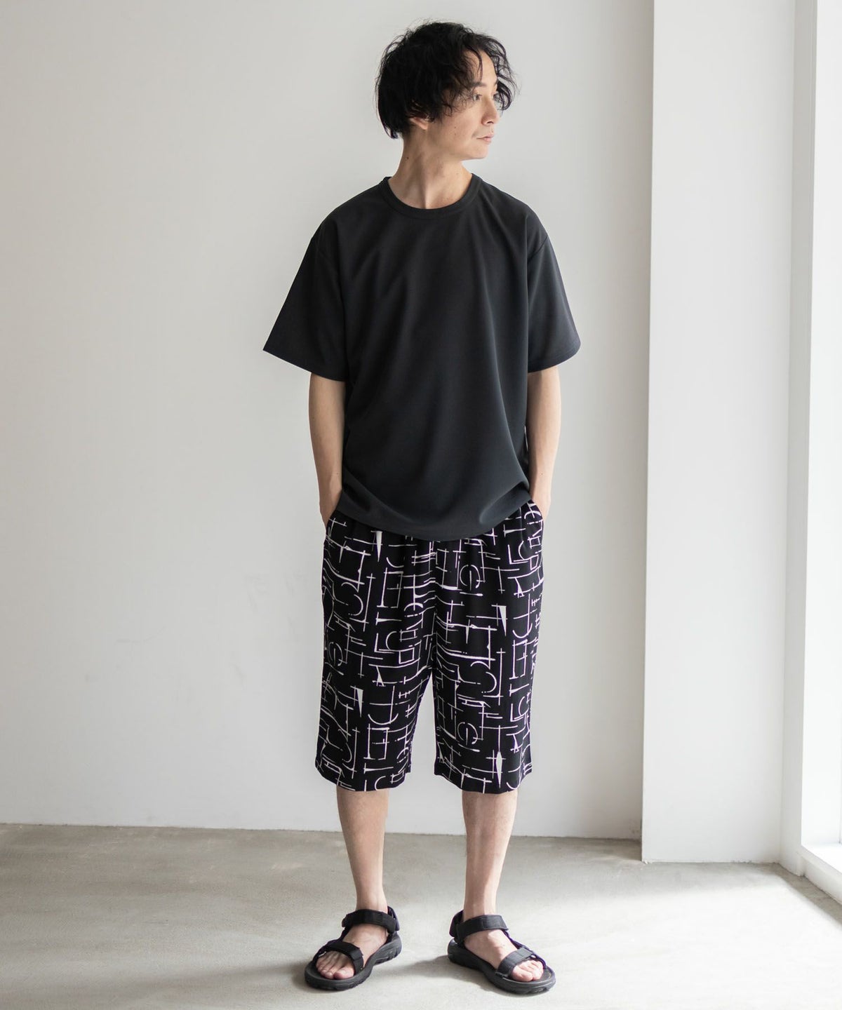 NAVY SARARI レーヨンステテコ 総柄 メンズ