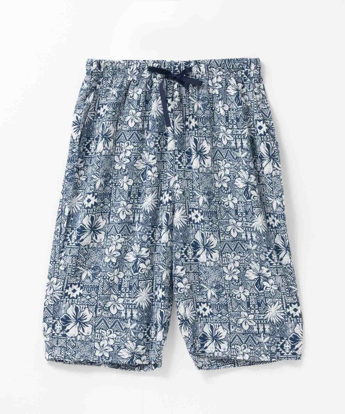 NAVY SARARI レーヨンステテコ 総柄 メンズ