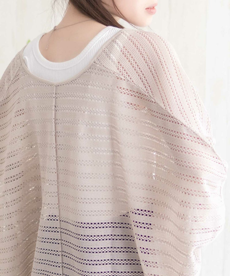 Howdy Marie  メッシュレースモモンガカーディガン レディース商品画像-15