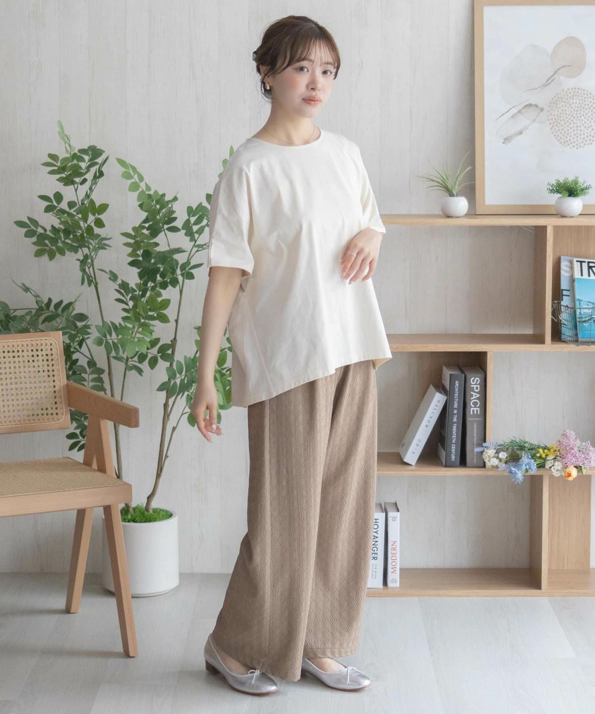 Howdy Marie バックタックプルオーバー レディース