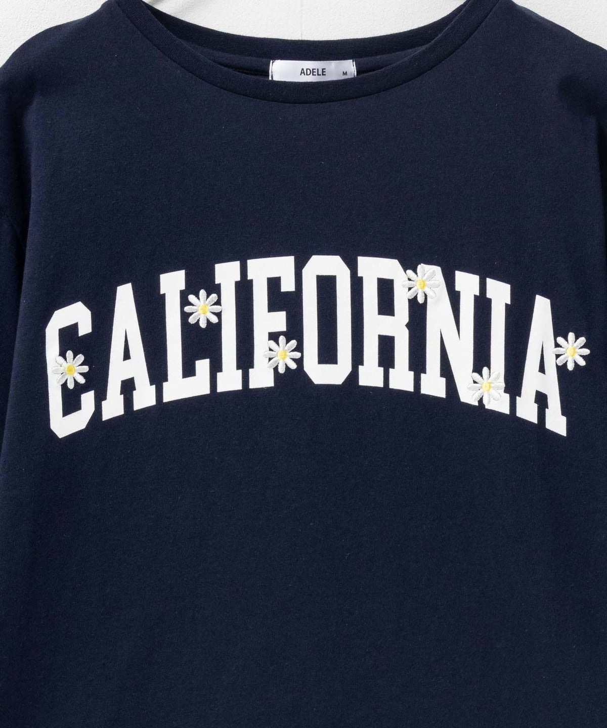 フラワー刺繍カレッジTシャツ レディース ネコポス 対応商品