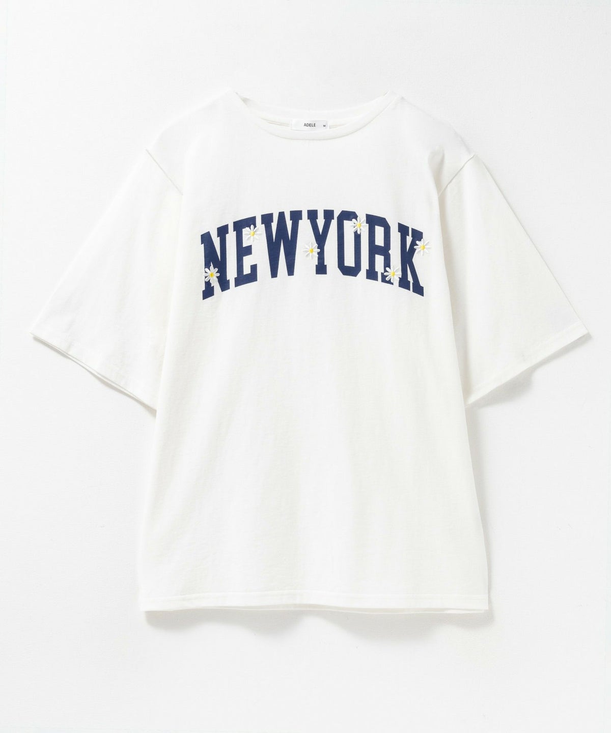 フラワー刺繍カレッジTシャツ レディース ネコポス 対応商品