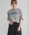 フラワー刺繍カレッジTシャツ レディース メール便 対応商品商品サムネイル-5