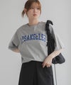 フラワー刺繍カレッジTシャツ レディース メール便 対応商品商品サムネイル-7
