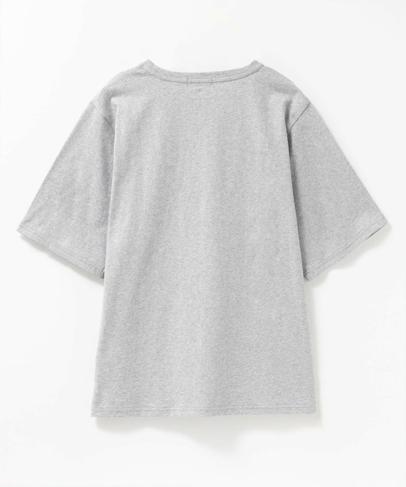 フラワー刺繍カレッジTシャツ レディース メール便 対応商品商品画像-12