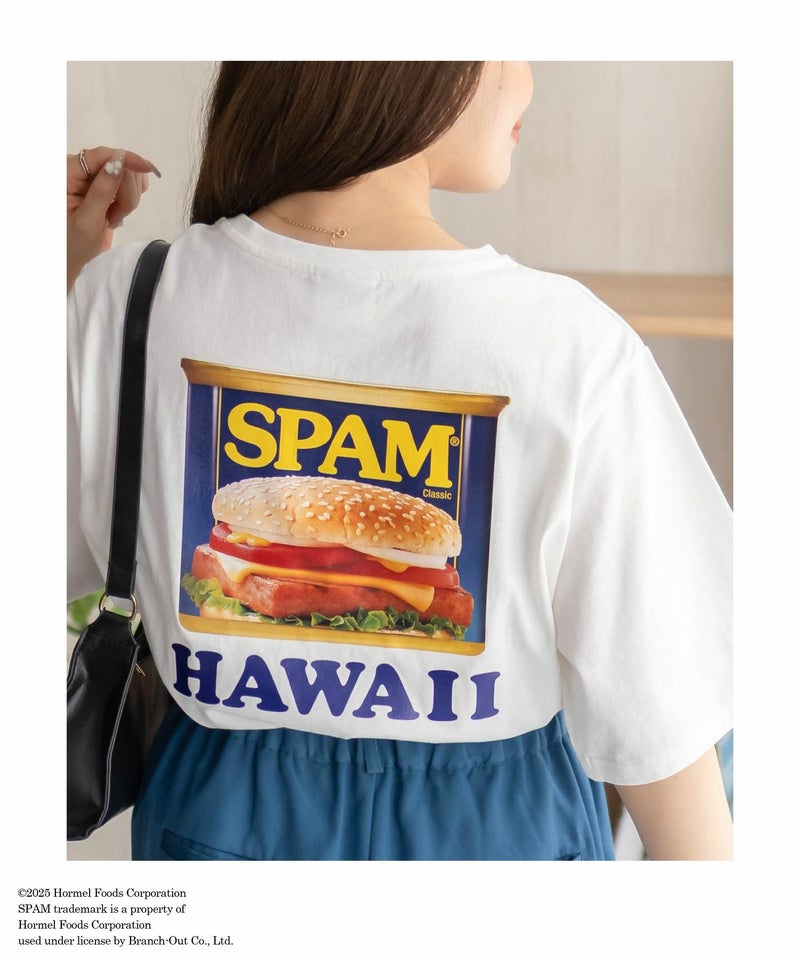SPAM(R) Brand プリントTシャツ レディース メール便 対応商品商品画像-1