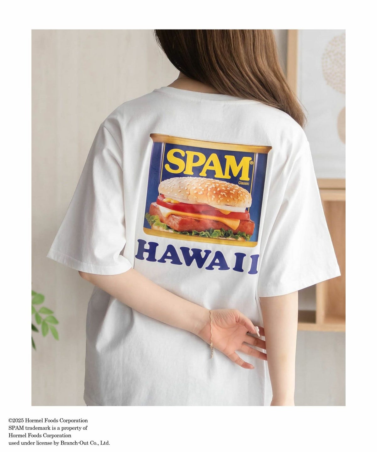 SPAM プリントTシャツ レディース ネコポス 対応商品