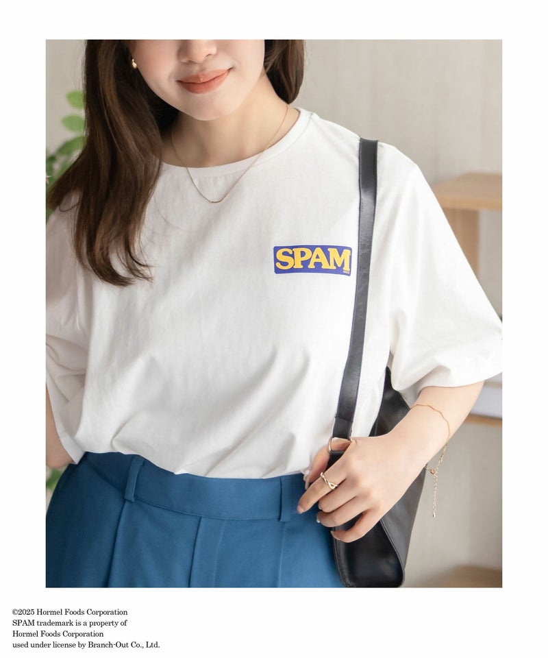SPAM(R) Brand  プリントTシャツ レディース メール便 対応商品商品画像-5
