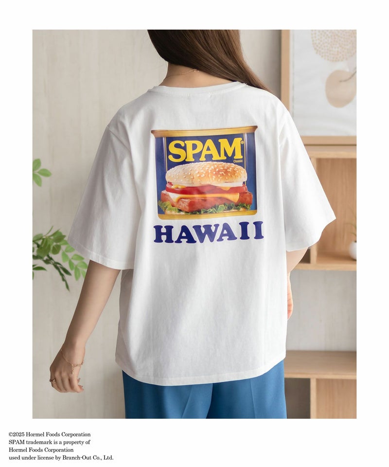 SPAM(R) Brand プリントTシャツ レディース メール便 対応商品商品画像-7