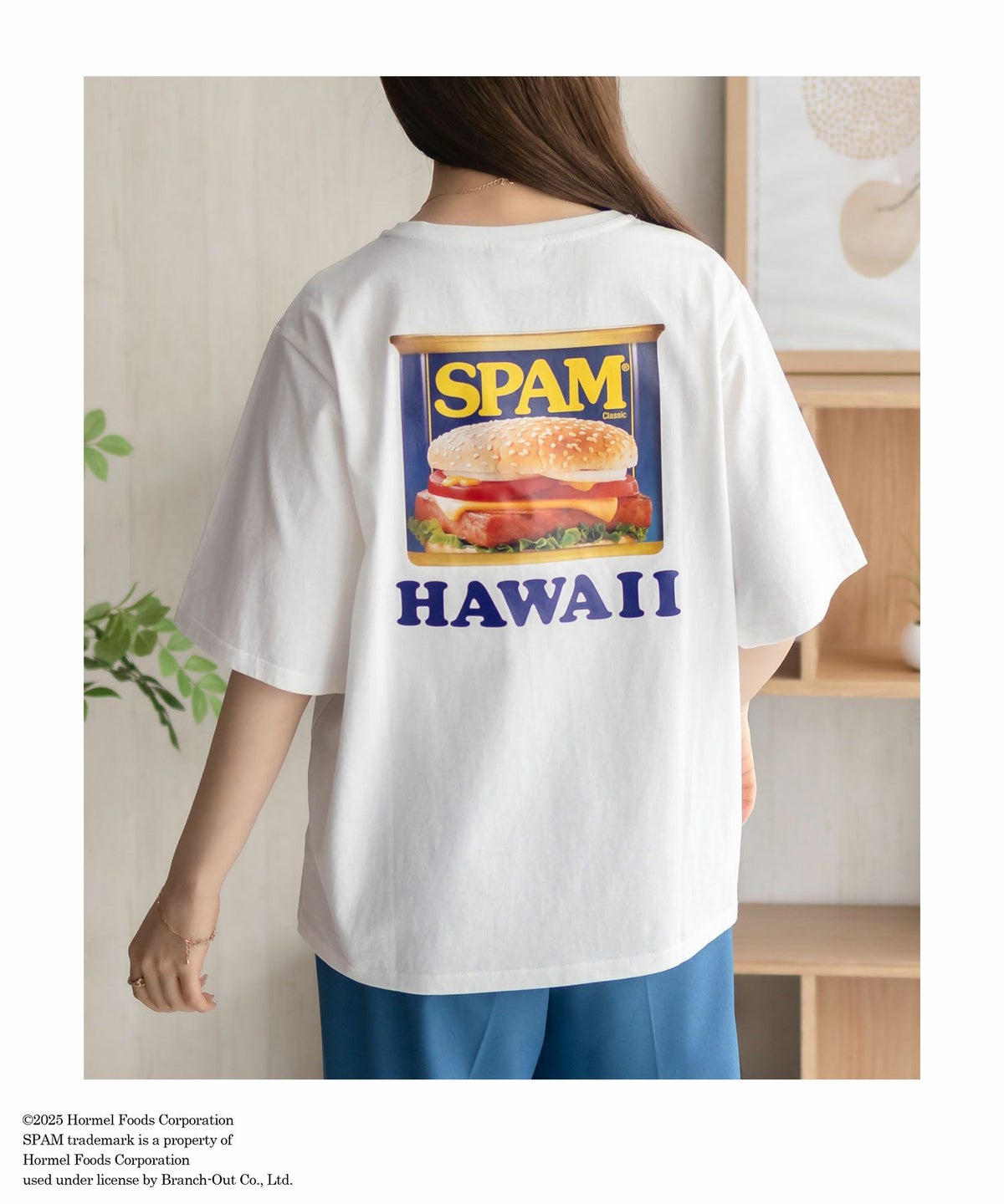 SPAM プリントTシャツ レディース ネコポス 対応商品