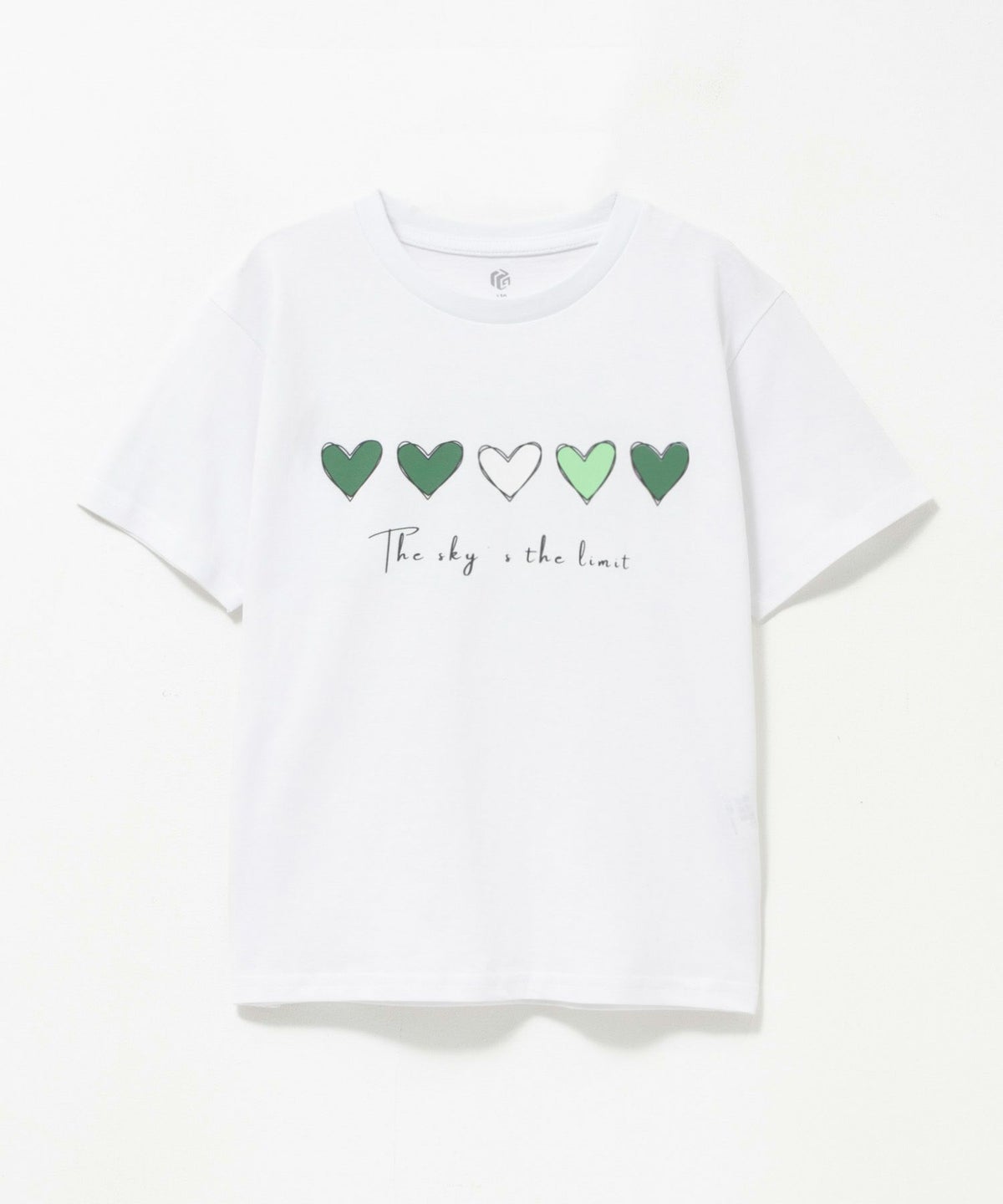 T-GRAPHICS ハートグラフィック半袖Tシャツ キッズ ネコポス 対応商品