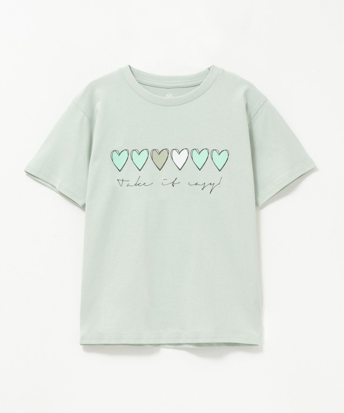 T-GRAPHICS ハートグラフィック半袖Tシャツ キッズ ネコポス 対応商品