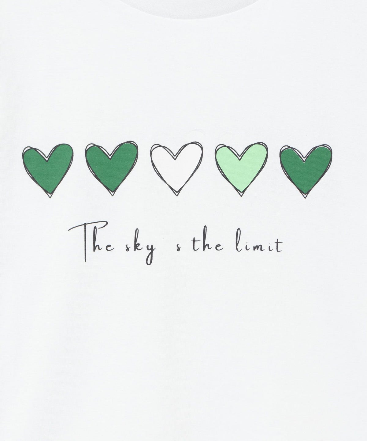 T-GRAPHICS ハートグラフィック半袖Tシャツ キッズ ネコポス 対応商品