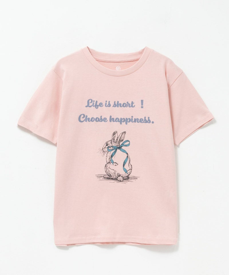 T-GRAPHICS  ガーリー半袖Tシャツ キッズ メール便 対応商品商品画像-3