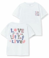 T-GRAPHICS デカロゴ半袖Tシャツ キッズ ネコポス 対応商品