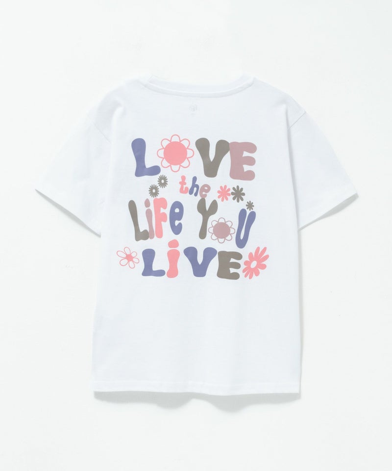 T-GRAPHICS デカロゴ半袖Tシャツ キッズ メール便 対応商品商品画像-3