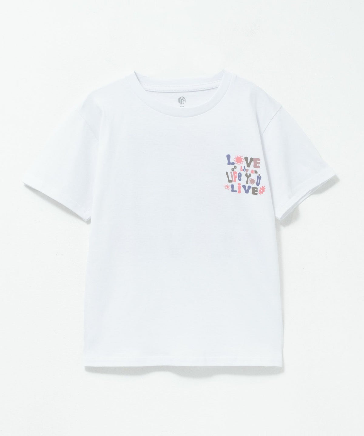 T-GRAPHICS デカロゴ半袖Tシャツ キッズ ネコポス 対応商品