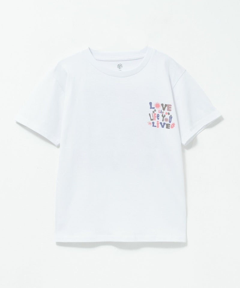 T-GRAPHICS  デカロゴ半袖Tシャツ キッズ メール便 対応商品商品画像-4